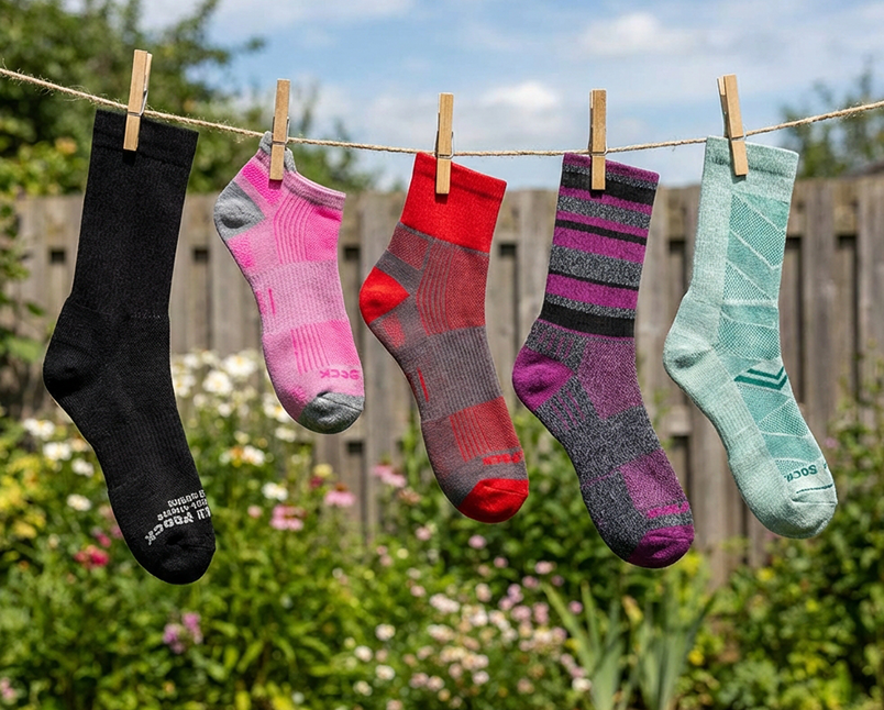 Wrightsock Lebensgefühl: Schmerzfreies Wandern und Laufen in der Schweizer Natur ohne Blasenbildung.